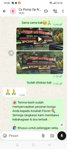 Testimonial Papan Bunga cikareo selatan