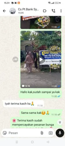 Testimonial Papan Bunga cikareo selatan